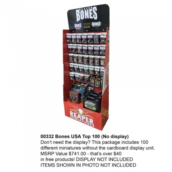 Reaper BONES USA TOP 100 (No Display) Core Pack