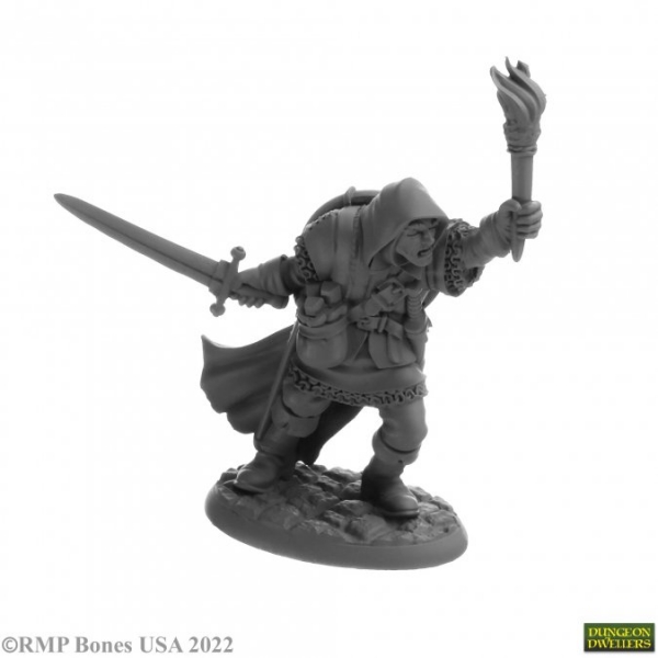 Bones USA Dungeon Dwellers: Derrell Brumby, Human Fighter