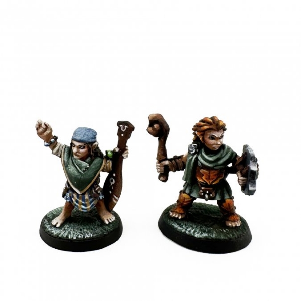 Bones USA Dungeon Dwellers: Halfling River Witch and Druid
