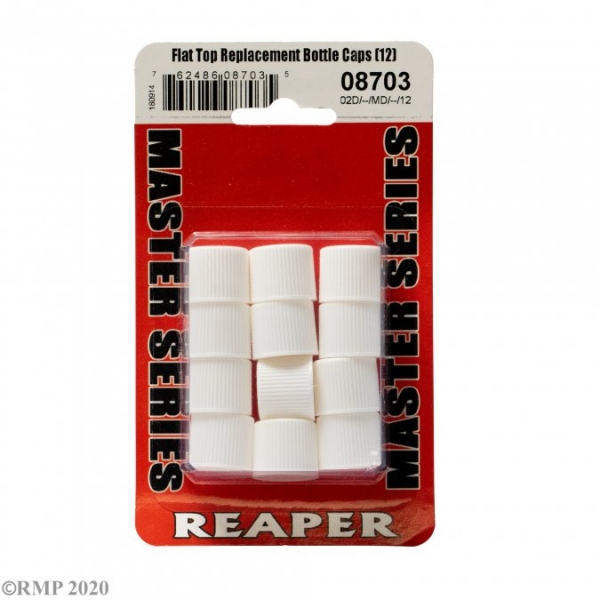 Accessories: Master Series Flat Paint Caps (12)