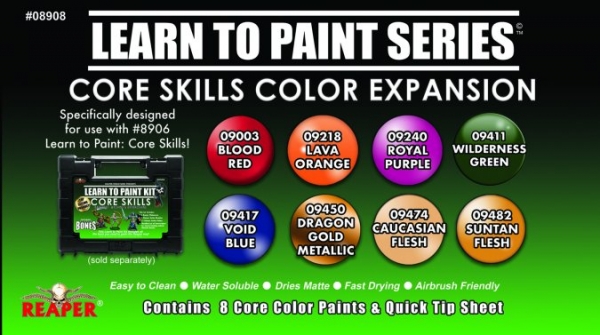 Learn To Paint Kits: Learn to Paint Kit: Core Skills Color Expansion