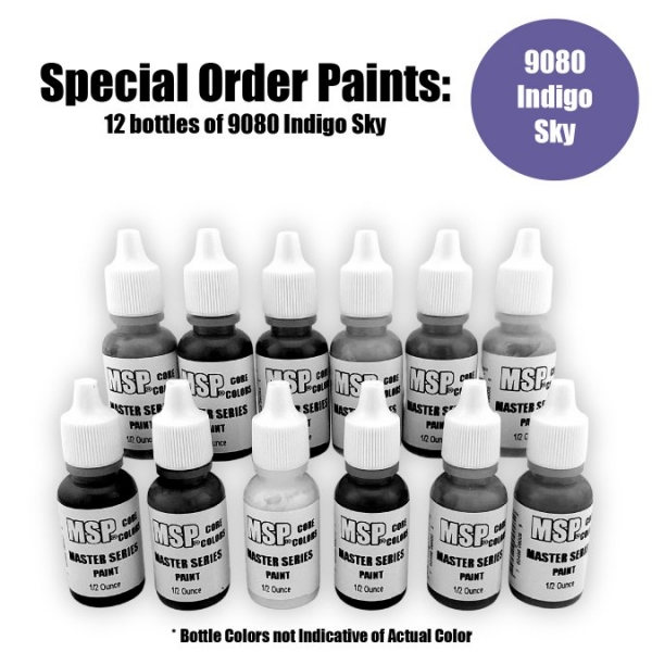 Master Series Paints Core Colors: Indigo Sky - Special Order: 12 Bottle Lot