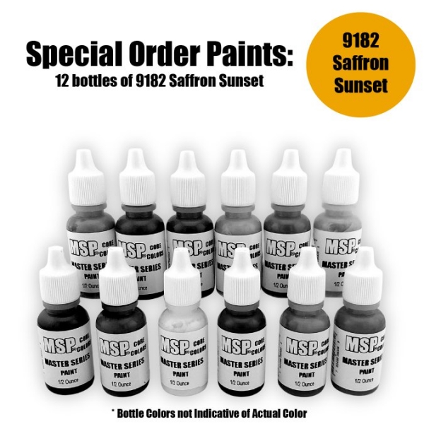 Master Series Paints Core Colors: Saffron Sunset - Special Order: 12 Bottle Lot