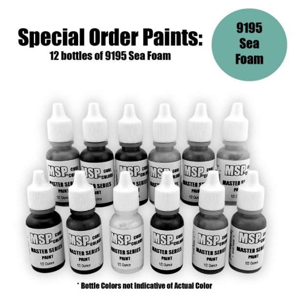 Master Series Paints Core Colors: Sea Foam - Special Order: 12 Bottle Lot