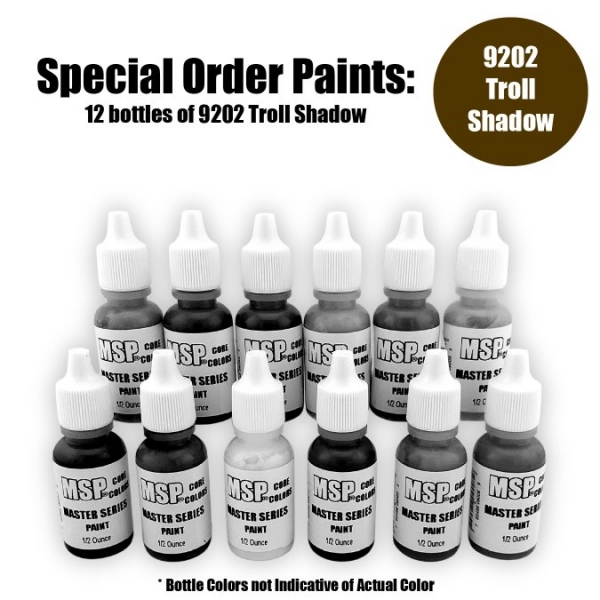 Master Series Paints Core Colors: Troll Shadow - Special Order: 12 Bottle Lot