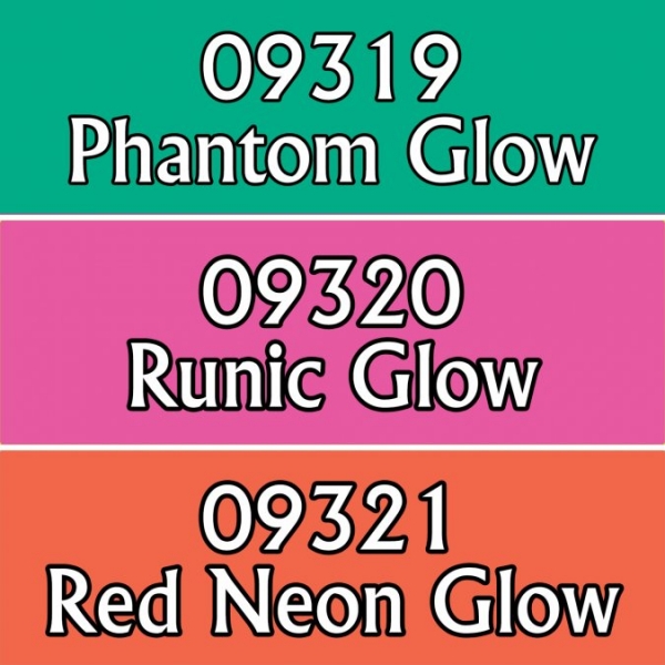 Master Series Paints Triads: MSP Core Color Triad: Glows Triad