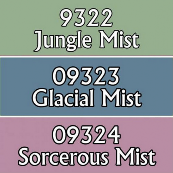 Master Series Paints Triads: MSP Core Color Triad: Misty Colors
