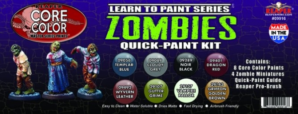 Learn To Paint Kits: Learn to Paint: Zombies Quick-Paint Kit