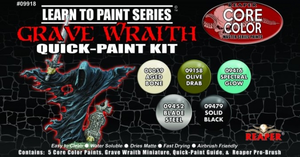 Learn To Paint Kits: Learn to Paint: Grave Wraith Quick-Paint Kit
