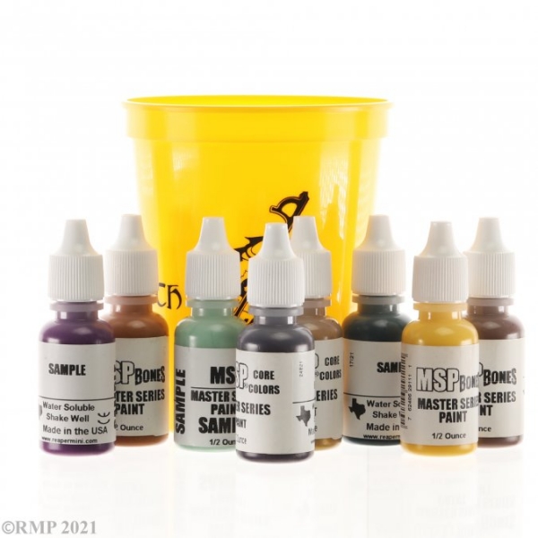 Master Series Paints Core Colors: 2023 Reaper MSP Paint Mystery Bundle Cup