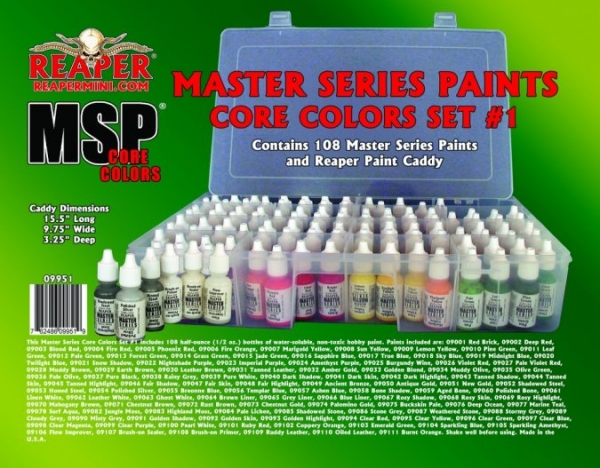 Paint Sets: Master Series Paints Core Colors Set #1