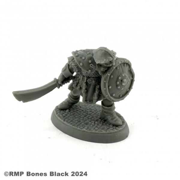 Bones Black: Orc Warrior (Sword Down)