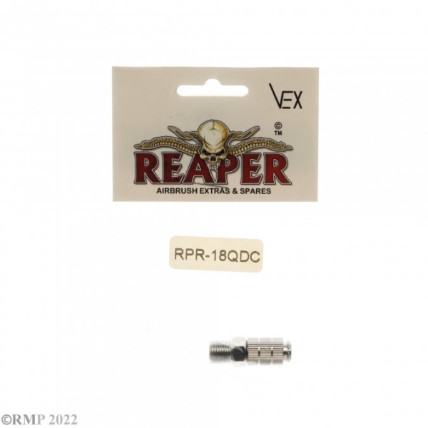 Vex Airbrush: RPR-18QDC Quick dis-connect coupler for 1/8 threaded hose