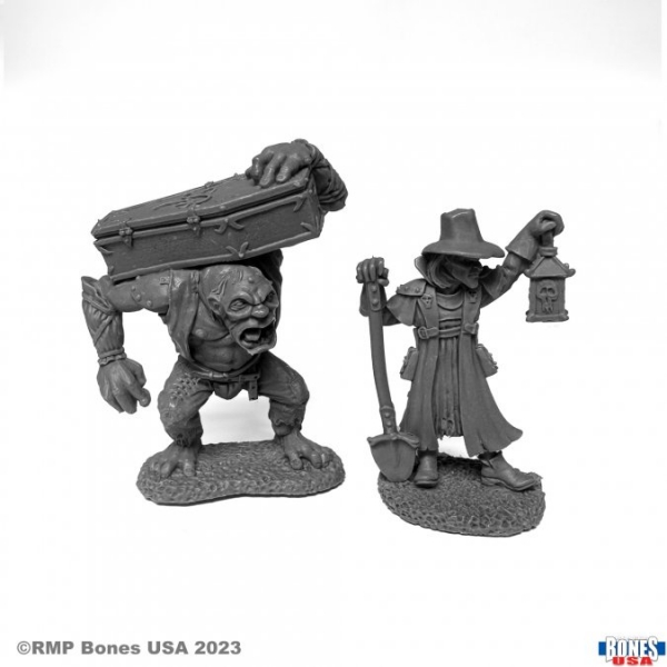 Bones USA Reaper Legends: Townsfolk: Gravedigger and Henchman