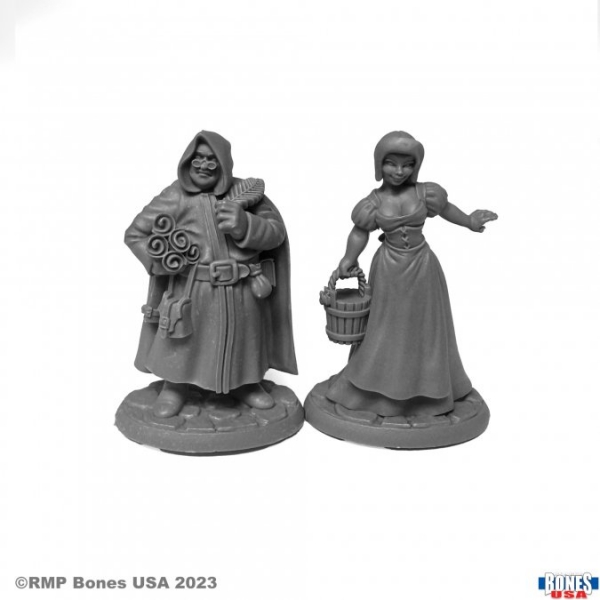 Bones USA Reaper Legends: Townsfolk: Sage and Milk Maid