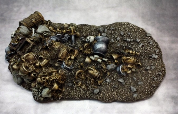 Accessories: Treasure Hoard Vignette Base(resin base)