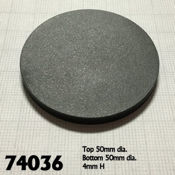 Accessories: 2'' Round Plastic RPG Base (10) #2