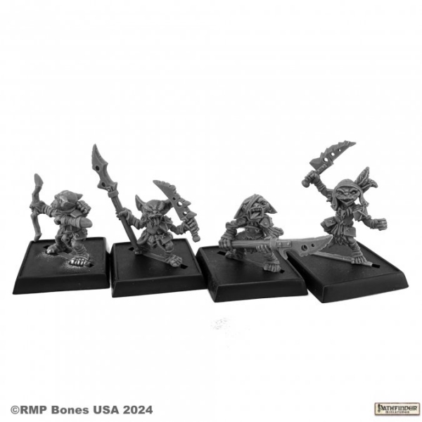 Pathfinder Bones: Pathfinder Goblin Warriors (4)