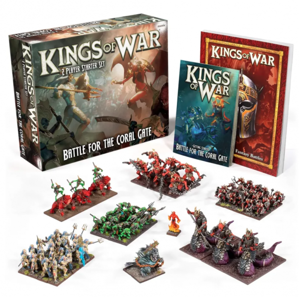 Kings of War: Battle for the Coral Gate 2-Player Starter Set
