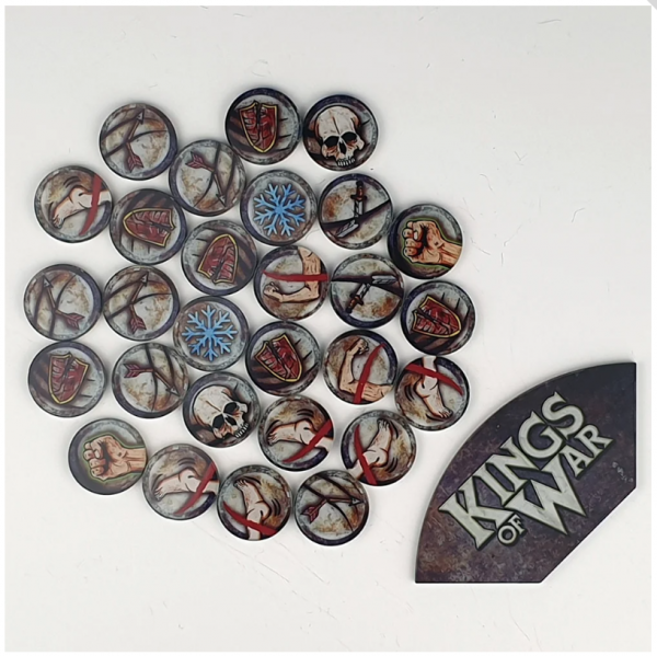 Kings of War: Game Token Set & Arch Template