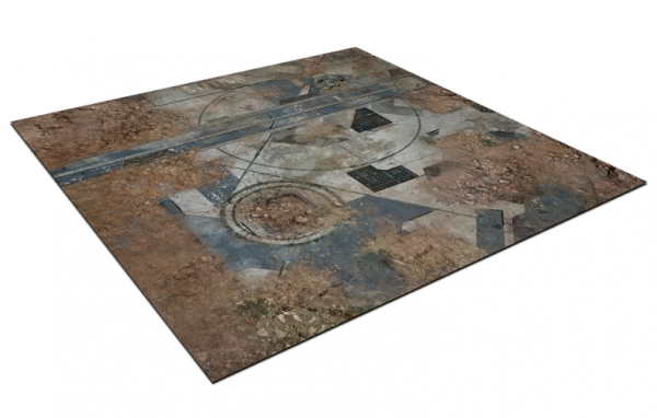 2ft x 2ft Deadzone Sector 4 Neoprene Gaming Mat 3″ Squares