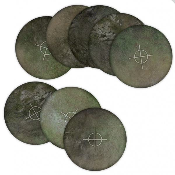 Neoprene Objective Templates ‘Fantasy’ 40mm + 6″ diameter