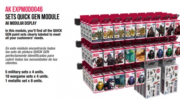 AK Quick Gen: SETS Module Retail Display Rack [Retail Only]