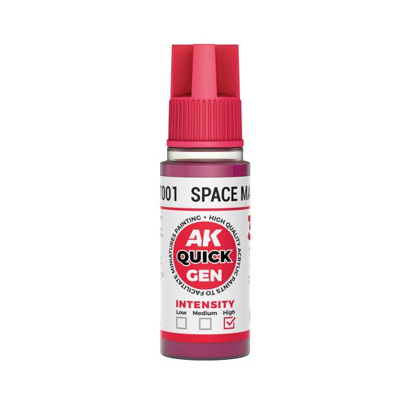 AK-Interactive: Quick Gen Acrylic Contrast - Space Magenta 18 ml