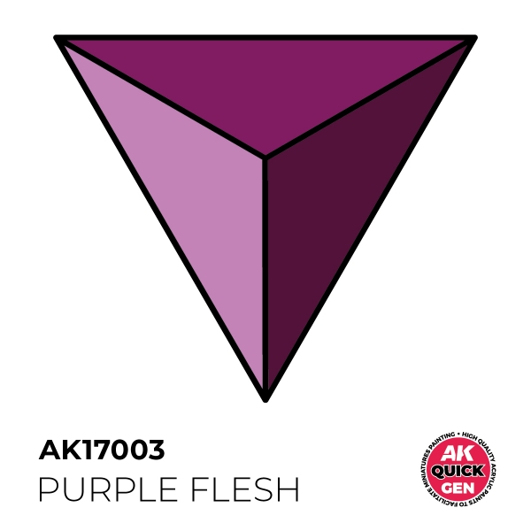 AK-Interactive: Quick Gen Acrylic Contrast - Purple Flesh 18 ml