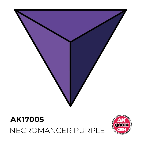 AK-Interactive: Quick Gen Acrylic Contrast - Necromancer Purple 18 ml