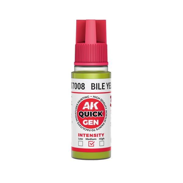 AK-Interactive: Quick Gen Acrylic Contrast - Bile Yellow 18 ml