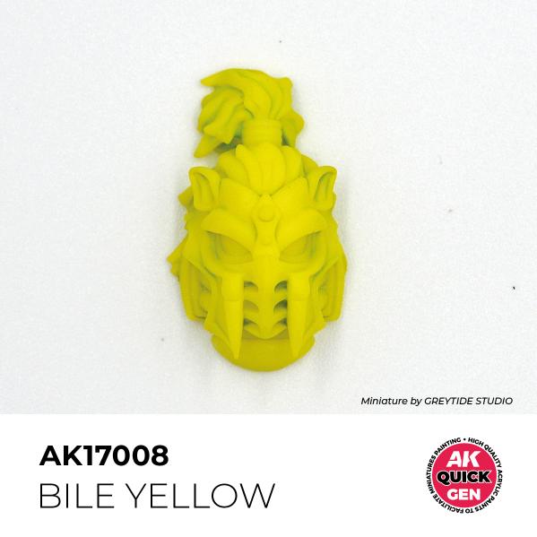AK-Interactive: Quick Gen Acrylic Contrast - Bile Yellow 18 ml