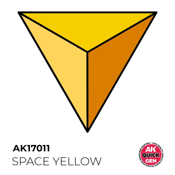 AK-Interactive: Quick Gen Acrylic Contrast - Space Yellow 18 ml