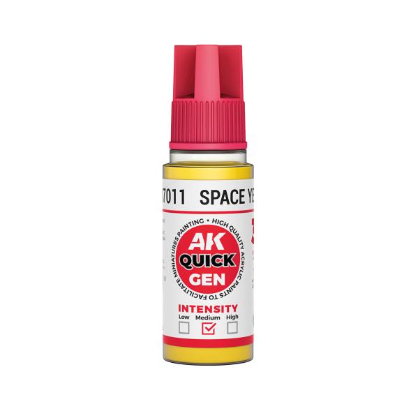 AK-Interactive: Quick Gen Acrylic Contrast - Space Yellow 18 ml