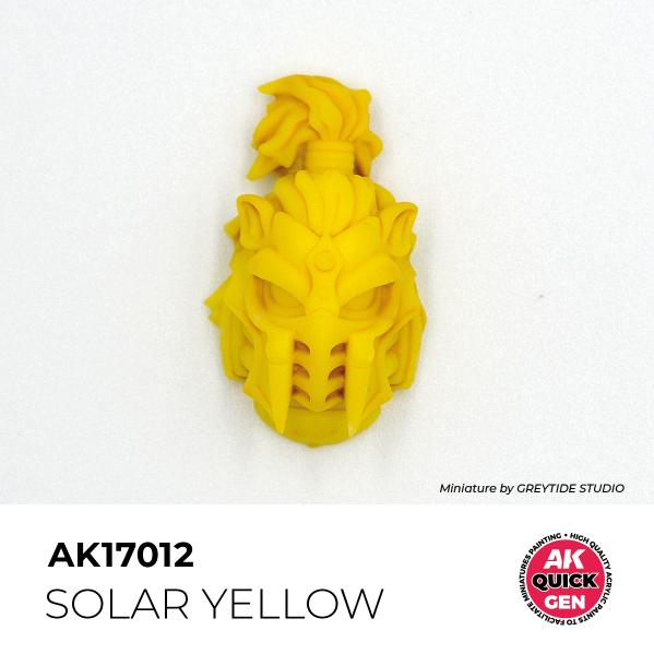 AK-Interactive: Quick Gen Acrylic Contrast - Solar Yellow 18 ml