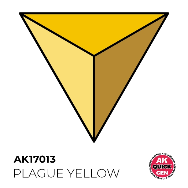 AK-Interactive: Quick Gen Acrylic Contrast - Plague Yellow 18 ml