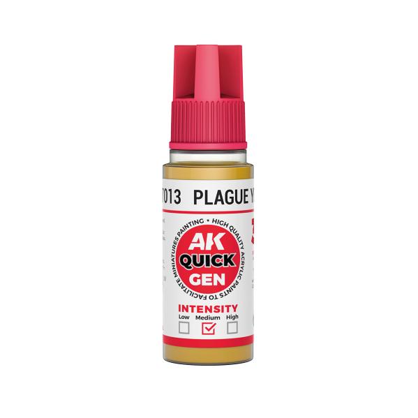 AK-Interactive: Quick Gen Acrylic Contrast - Plague Yellow 18 ml