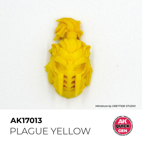 AK-Interactive: Quick Gen Acrylic Contrast - Plague Yellow 18 ml