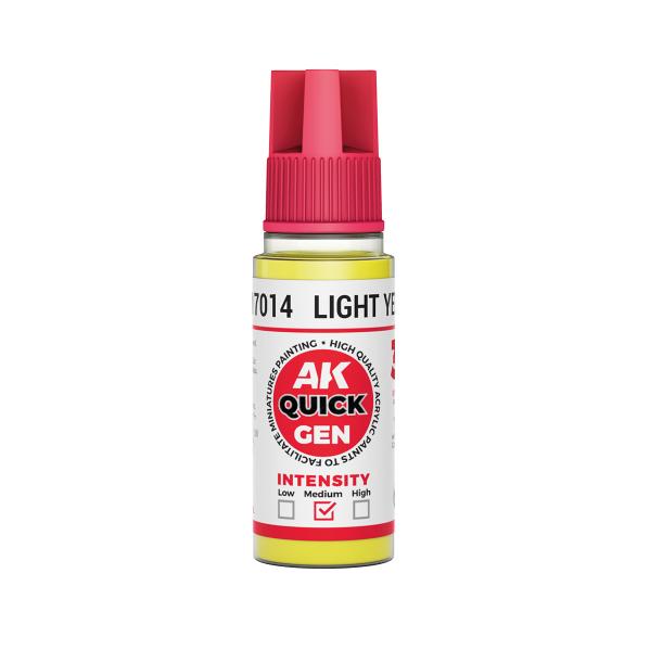 AK-Interactive: Quick Gen Acrylic Contrast - Light Yellow 18 ml