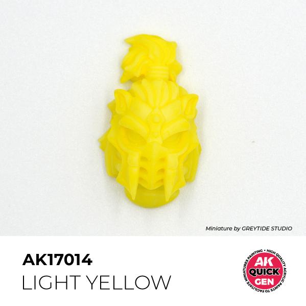 AK-Interactive: Quick Gen Acrylic Contrast - Light Yellow 18 ml