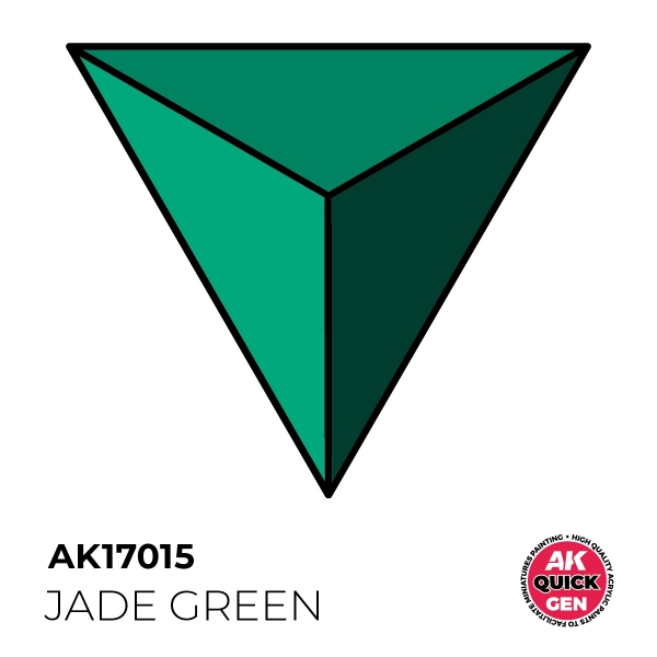 AK-Interactive: Quick Gen Acrylic Contrast - Jade Green 18 ml