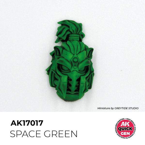AK-Interactive: Quick Gen Acrylic Contrast - Space Green 18 ml