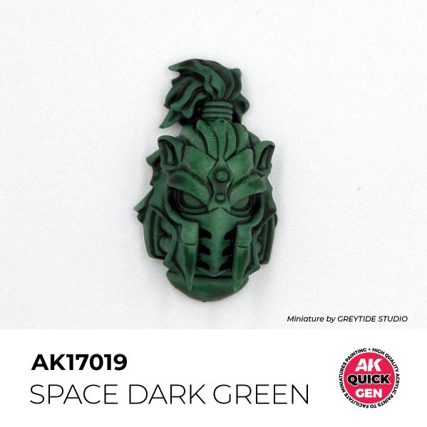 AK-Interactive: Quick Gen Acrylic Contrast - Space Dark Green 18 ml