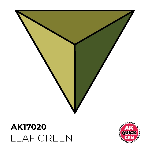 AK-Interactive: Quick Gen Acrylic Contrast - Leaf Green 18 ml