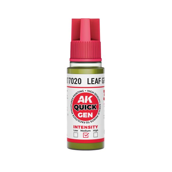 AK-Interactive: Quick Gen Acrylic Contrast - Leaf Green 18 ml