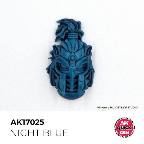 AK-Interactive: Quick Gen Acrylic Contrast - Night Blue 18 ml