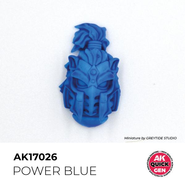 AK-Interactive: Quick Gen Acrylic Contrast - Power Blue 18 ml
