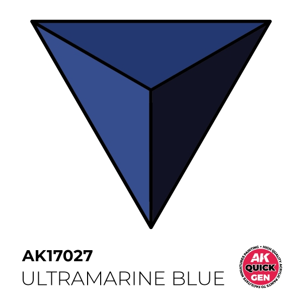 AK-Interactive: Quick Gen Acrylic Contrast - Ultramarine Blue 18 ml