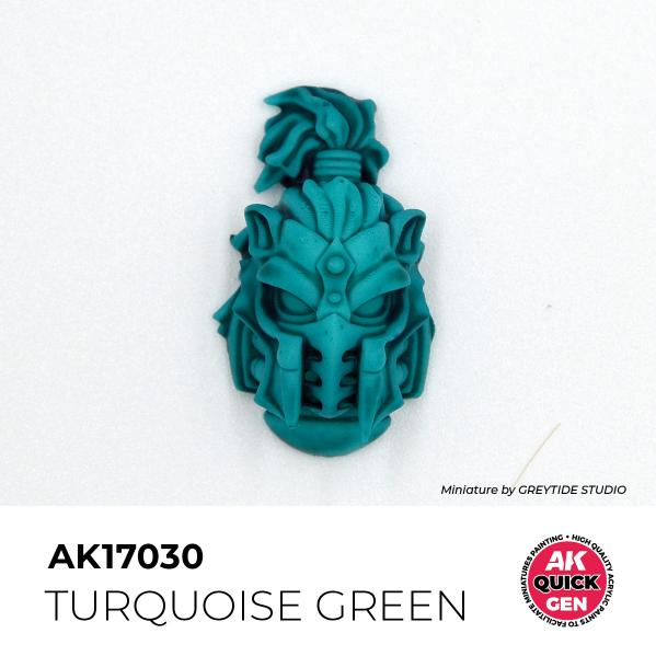 AK-Interactive: Quick Gen Acrylic Contrast - Turquoise Green 18 ml