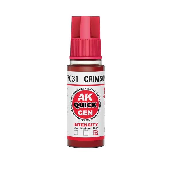 AK-Interactive: Quick Gen Acrylic Contrast - Crimson Red 18 ml